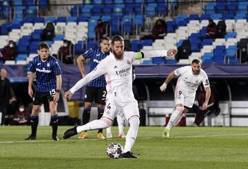 Sergio Ramos anot¨® el 2-0 de penalti.