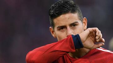 James Rodr&iacute;guez, volante del Bayern M&uacute;nich