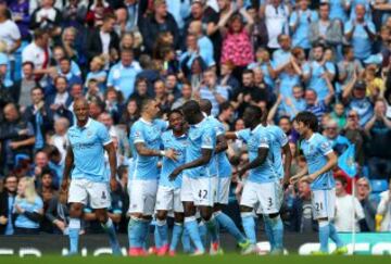 El triunfo del City de Pellegrini en imágenes