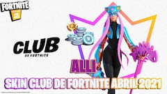 Así es Alli, el skin del Club de Fortnite de abril 2021