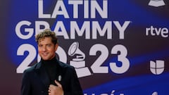 David Bisbal poses on the red carpet during the 24th Annual Latin Grammy Awards show in Seville, Spain, November 16, 2023. REUTERS/Marcelo del Pozo