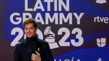 David Bisbal poses on the red carpet during the 24th Annual Latin Grammy Awards show in Seville, Spain, November 16, 2023. REUTERS/Marcelo del Pozo