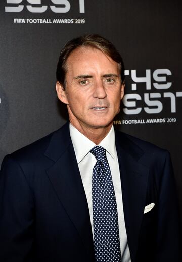 El entrenador italiano Roberto Mancini.