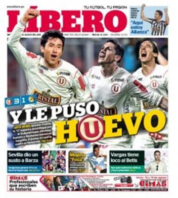 Portadas de la prensa deportiva