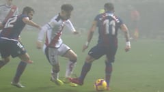 El notable túnel que la niebla dejó ver solo en la repetición