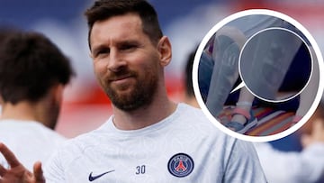 Messi suma el escudo del Barça a su tatuaje incompleto