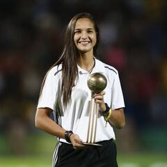 Deyna Castellanos, reina del fútbol venezolano con 18 años
