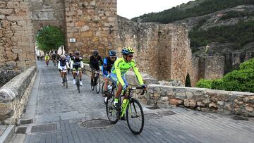 Contador celebró su marcha en Cuenca.