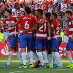 El Granada sigue de fiesta ante un Leganés de funeral