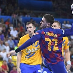 Un Barcelona inmisericorde golea al Celje en el Palau