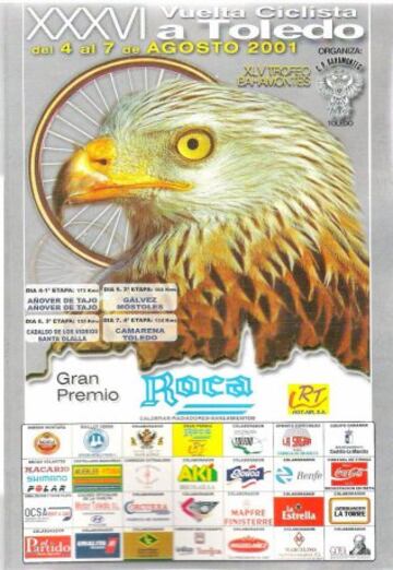 Cartel de la Vuelta a Toledo de 2001