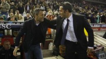 ¿Relevo? Valverde y Djukic se enfrentaron recientemente en partido de Liga en Mestalla