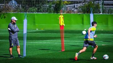 José Alberto y Samu Calera, del Racing.