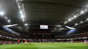 Imagen del Principality Stadium de Cardiff, donde juega sus partidos como local la Selección de Rugby de Gales.