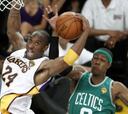 Kobe y Rondo, supervivientes de la última final Lakers-Celtics