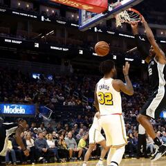 Los eternos Spurs también ganan a unos Warrios a la deriva