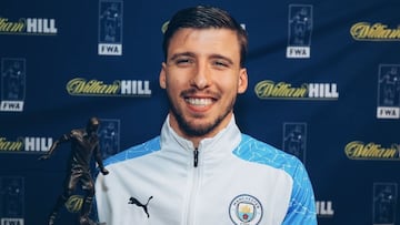 Rúben Dias gana el premio al mejor futbolista de la Premier