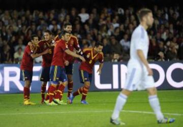 Gol 0-1 de Jordi Alba