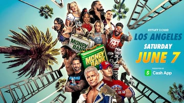 Este es el poster de WWE Money in the Bank 2025.