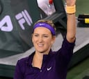 Azarenka remonta y derrota en tres sets a Kirsten Flipkens