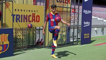 Francisco Trincao, presentado en el Barcelona
MIGUEL RUIZ / FCB
26/08/2020