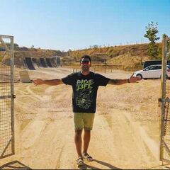 Antonio Navas enseña las obras y novedades del Lleides Park