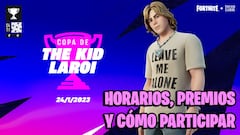 Copa The Kid LAROI en Fortnite: fecha, horarios y c&oacute;mo participar para conseguir gratis sus skins