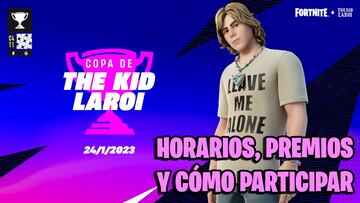 Copa The Kid LAROI en Fortnite: fecha, horarios y cómo participar para conseguir gratis sus skins