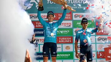 Harold Tejada, tercero en el Tour de Turquía.