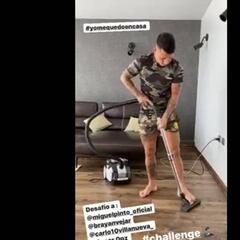 ¡Aseo challenge! El divertido reto de Leo Valencia en la cuarentena