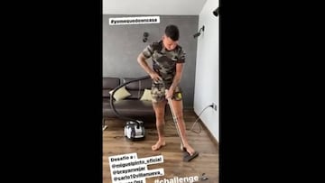 ¡Aseo challenge! El divertido reto de Leo Valencia en la cuarentena