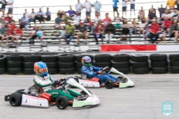 La piloto colombiana es la primera en ganar en esta nueva competición de varias carreras que determina quién es el mejor piloto latino.