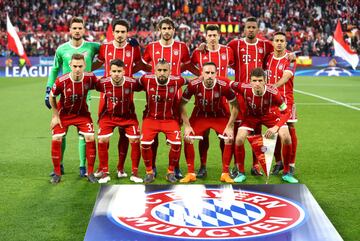 Once inicial del Bayern M¨²nich