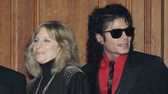 Barbra Streisand y Michael Jackson en un evento de 1986.