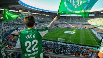 Imagen de La Cartuja antes de un partido.