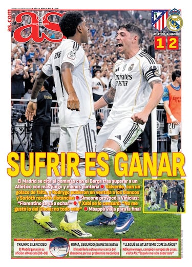 Las portadas de AS de enero