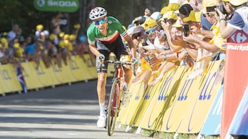 Fabio Aru durante el Tour de Francia 2017.