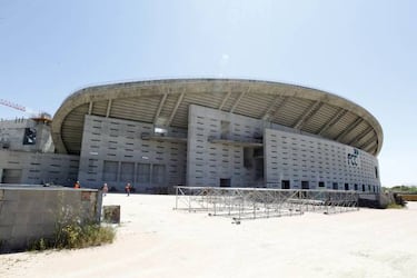 Mejoras en el entorno de La Peineta para recibir al Atl¨¦tico
