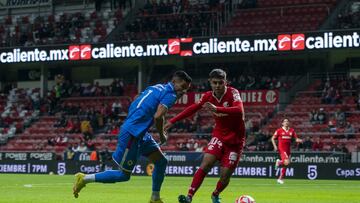 Uriel Antuna of Cruz Azul during the game Toluca vs Cruz Azul, corresponding to Group A of the Sky Cup 2022, at Nemesio Diez Stadium, on December 22, 2022.
<br><br>
Uriel Antuna de Cruz Azul durante el partido Toluca vs Cruz Azul, correspondiente al Grupo A de la Copa Sky 2022, en el Estadio Nemesio Diez, el 22 de Diciembre de 2022.
