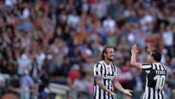 La Juventus también se impone en Roma gracias a Osvaldo