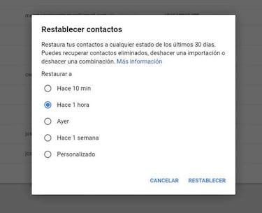 Cómo recuperar los correos y contactos borrados de Gmail
