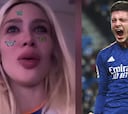 La novia de Militao llora tras el gol de Jovic y deja un discurso que emociona al madridismo