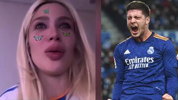 La novia de Militao llora tras el gol de Jovic y deja un discurso que emociona al madridismo