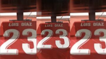 Luis D&iacute;az y su dorsal en el Liverpool: &quot;Nuestro nuevo 23&quot;