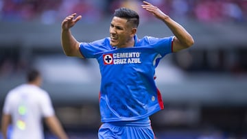 Uriel Antuna of Cruz Azul  during the game Cruz Azul vs FC Juarez, corresponding to Round 09 of the Torneo Clausura 2023 of the Liga BBVA MX, at Azteca Stadium, on February 25, 2023.

<br><br>

Uriel Antuna de Cruz Azul  durante el partido Cruz Azul vs FC Juarez, Correspondiente a la Jornada 09 del Torneo Clausura 2023 de la Liga BBVA MX, en el Estadio Azteca, el 25 de Febrero de 2023.