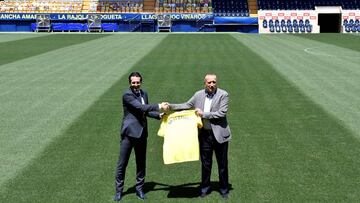 Unai Emery y Fernando Roig.