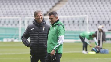 Ania sonriente en una fase del entrenamiento del jueves