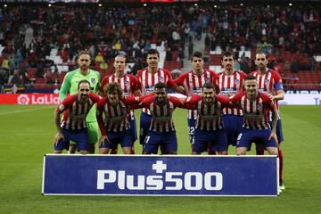 Once inicial del Atlético de Madrid 