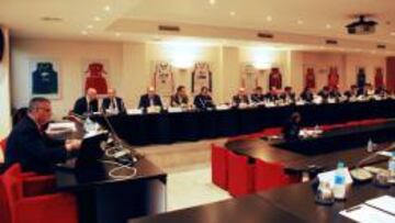 Imagen de la Asamblea donde se votó el acuerdo con la Euroliga.