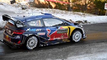 Sebastien Ogier también es el más rápido pilotando un Ford